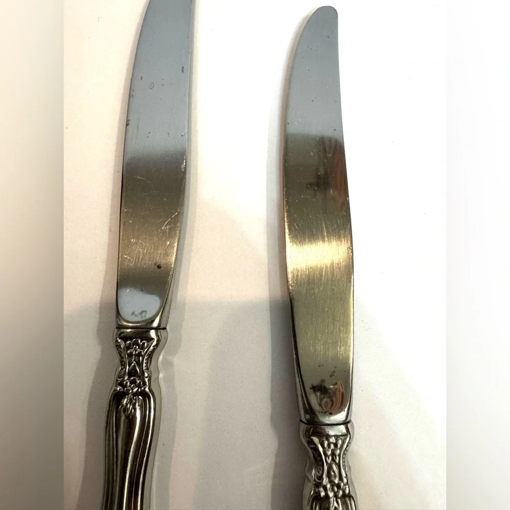 Oneida Michelangelo 6 Knives 2 Spoons Heirloom Stainless Flatware Replacements